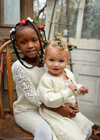 Nevaeh and Harmoney Christmas Session