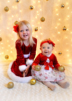 Allie and Ayla Christmas session