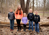 Jordyn's 5 year pictures and Myers kiddos